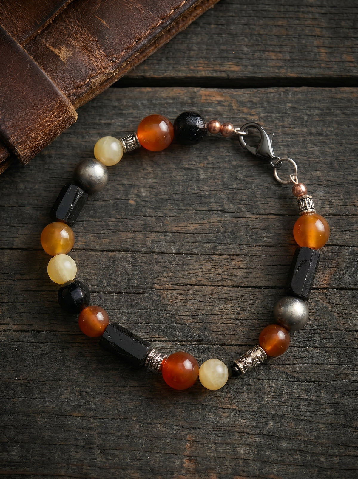Sacred Sentinel - One of a kind Protective Gemstone Bracelet